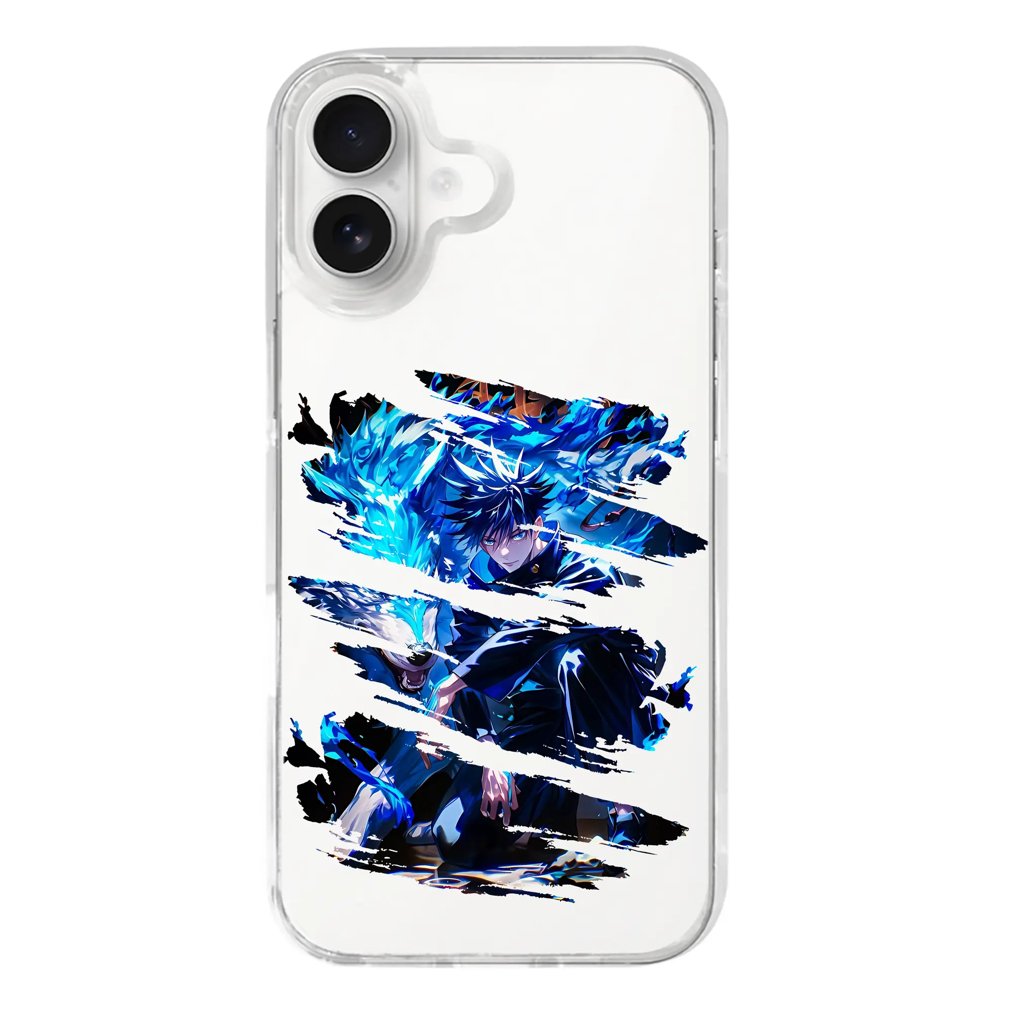 呪術廻戦 グッズ,伏黒 恵 - iPhone 17シリーズ 透明スマホケース – 薄型・耐衝撃・精密フィット保護カバー